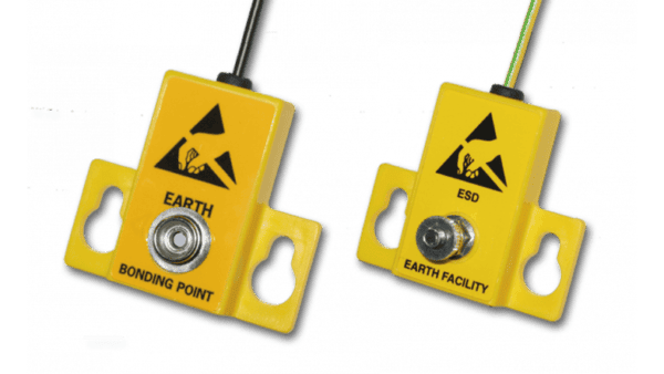 ESD-Erdanschluss mit 10mm Druckknopfanschluss (m)