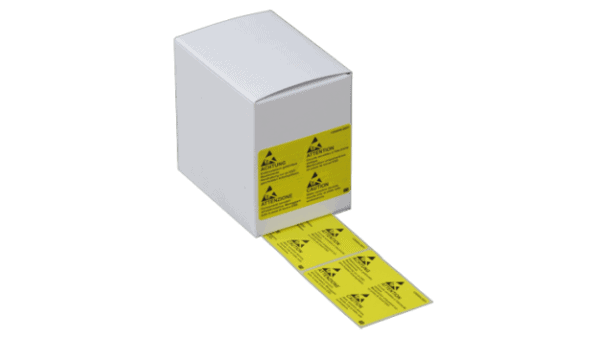 ESD Warnetiketten 80 x 60 mm (500 Stück)