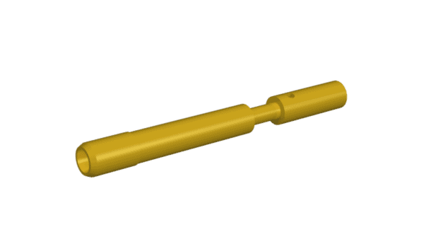 M16 Crimpbuchse 1mm, gedreht 7.010.981.002