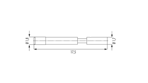 M16 Crimpbuchse 1mm, gedreht 7.010.981.002 - Image 3