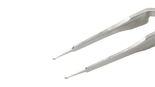 SMD-Pinzette abgewinkelt 45° mit feinen Spitzen für senkrechte Anwendung. - Image 2
