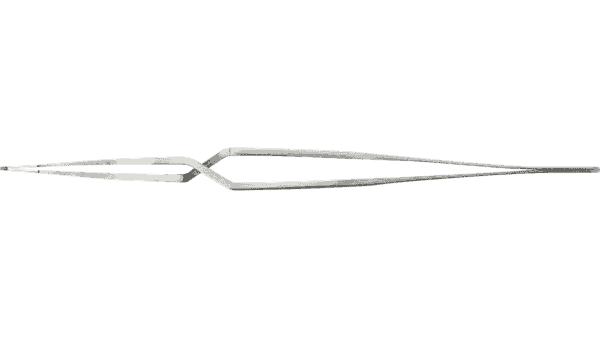 SMD-Pinzette abgewinkelt 45° mit feinen Spitzen für senkrechte Anwendung. - Image 4