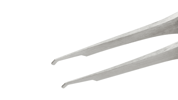 SMD-Pinzette abgewinkelt 45° mit breiteren Spitzen für senkrechte Anwendung - Image 2