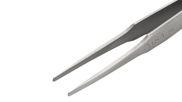 Präzisionspinzette mit flachen abgerundeten Spitzen - Image 3