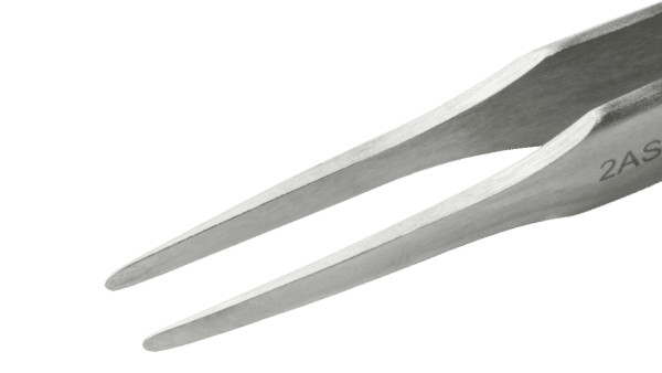 Präzisionspinzette mit flachen abgerundeten Spitzen - Image 3