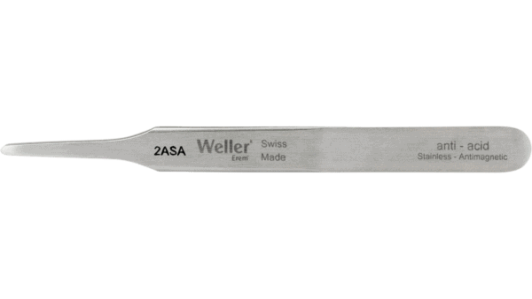 Präzisionspinzette mit flachen abgerundeten Spitzen - Image 4