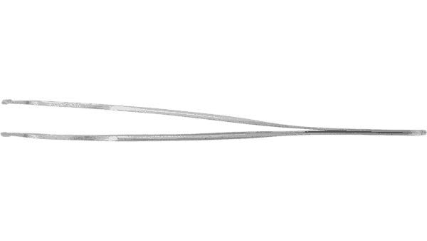 SMD-Pinzette abgewinkelt 45° mit runden Spitzen Ø 2 mm - Image 2