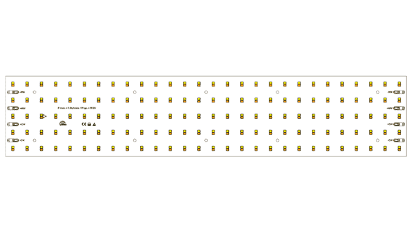LED Modul 500X100mm / TW / 2700K & 6500K / CRI >90 / 280LED