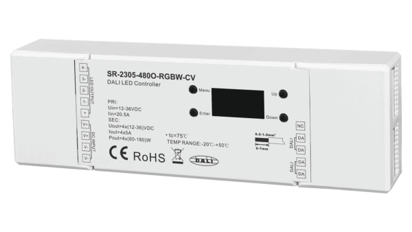 4 Kanal DALI DT6 LED Dimmer mit Master Funktion, RGBW, Konstantspannung 12-36VDC, max. 720W - Image 2
