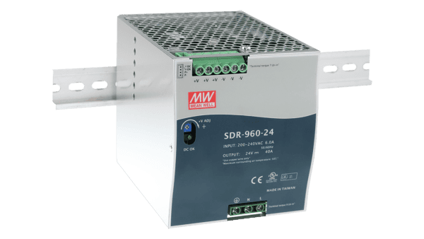 960W Hutschienen Netzteil 48V/20A, Single Phase