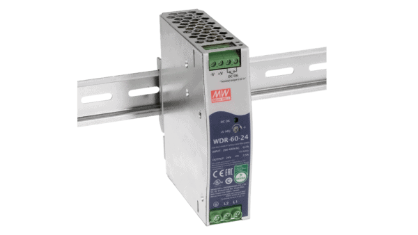 60W Hutschienen Netzteil 24V/2.5A, 1 or 2-Phase