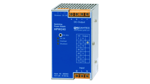 240W Hutschienen Netzteil 12V/20A, Single Phase