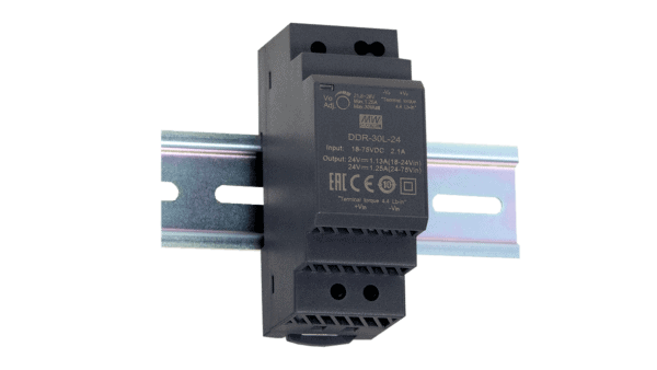30W DC/DC-Wandler, Eingang 9...36V, Ausgang 15V/2A