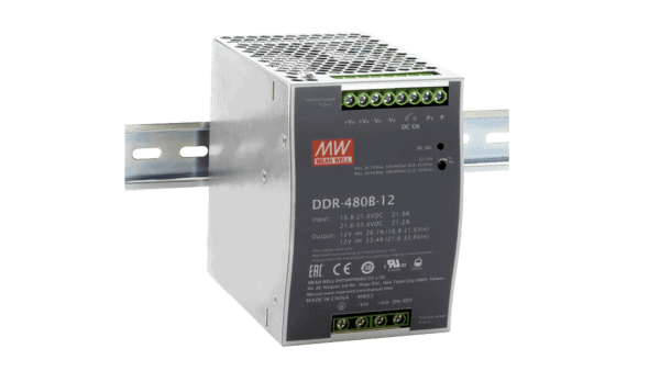 480W DC/DC-Wandler, Eingang 33.6...67.2V, Ausgang 24V/20A