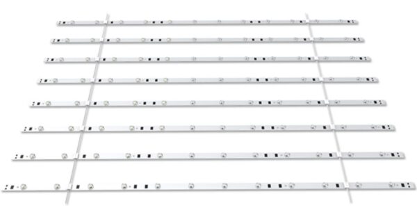 Channel Modul, back lit, 12 x LM283B+, 170°, 6500K, CRI >80