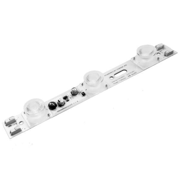 Channel Modul, edge lit, 3 x 3535 LED, 15x45°, 4000K, CRI >80