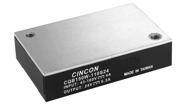 150W DC/DC-Wandler, Eingang 43...160V, Ausgang 5V/30A