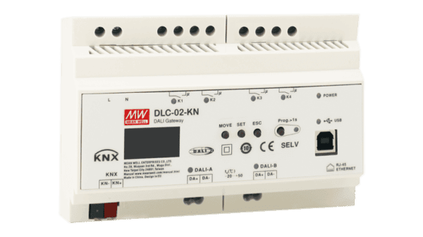 KNX/DALI Gateway 2x64 / 4 Schaltrelais, DT8 Tunable White, RGBW