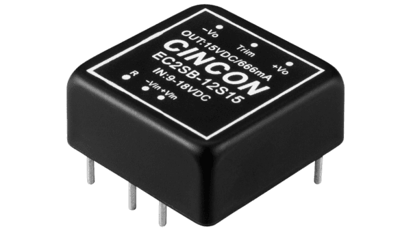 10W DC/DC-Wandler, Eingang 9...18V, Ausgang 12V/0.833A