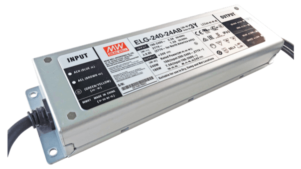 240W LED Treiber CV+CC 24V/10A, 3in1 Dimming + Vo/Io regelbar am Treiber