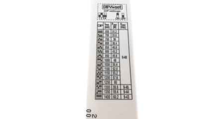 FLS 60 1400 DALI2 LA DIP Switch
