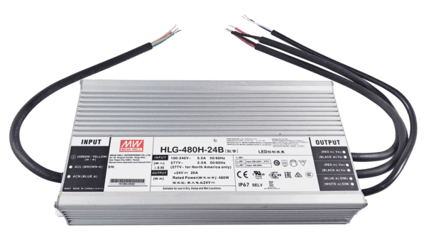 480W LED Treiber CV+CC 24V/20A, 3in1 Dimming - Image 2