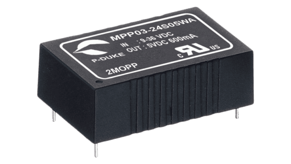 3W medizinischer DC/DC-Wandler, Eingang 9...18V, Ausgang 5V/0.6A