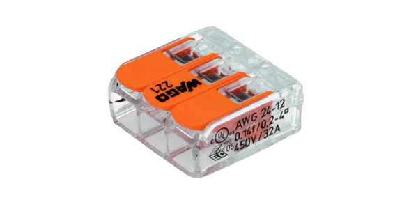 WAGO COMPACT-Verbindungsklemme, 3 Leiter