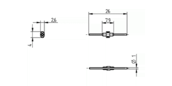 BJB SMD Mini B2B Verbinder 1-polig - Image 2