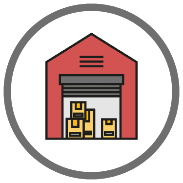 Lagerartikel Icon Logistik Kernkompetenzen