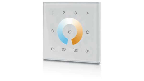 DALI DT8 Touch Panel AC, Tunable white, Wandmontage