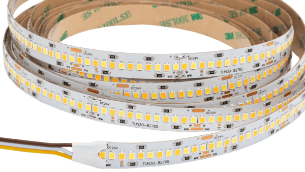 Flexibler TW LED Streifen / 2x18W / 2700K-6500K, CRI >90 / 15m