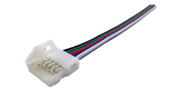 RGBW connector with cable (15cm)