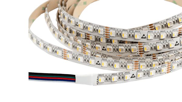 Flexibler RGBW LED Streifen / 20W / RGB+2400-2600K / 15m