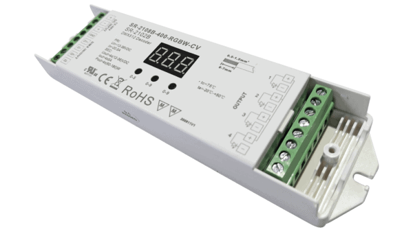 4 Kanal DMX512 LED Dimmer, RGBW, Konstantspannung 12-36VDC, max. 720W - Image 2