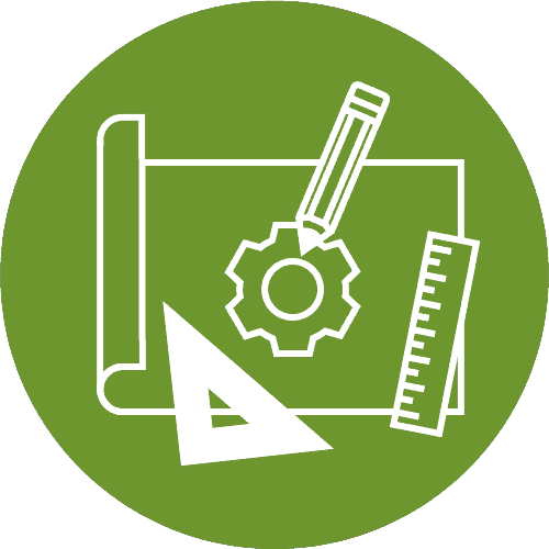 Produkt Design Icon Produkt green circle Landingpages