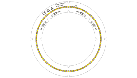 LED Modul ø155/110mm / TW / 3000K & 4000K / CRI >90 / 96LED