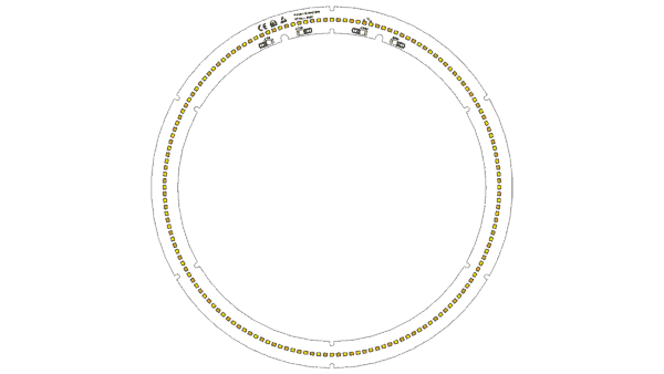 LED Modul ø305/260mm / TW / 2700K & 6500K / CRI >90 / 160LED