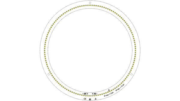 LED Modul ø315/265mm / 4000K / CRI >80 / 140LED