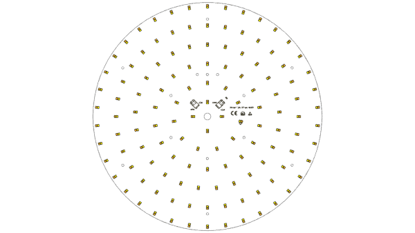 LED Modul ø340mm / TW / 2700K & 6500K / CRI >80 / 256LED