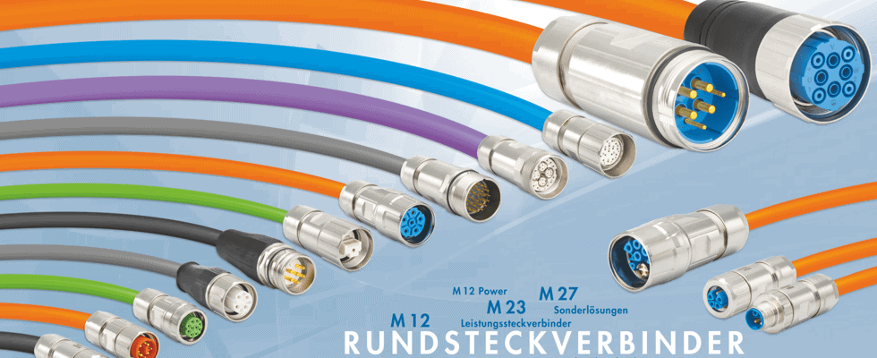 Rundsteckverbinder Header image