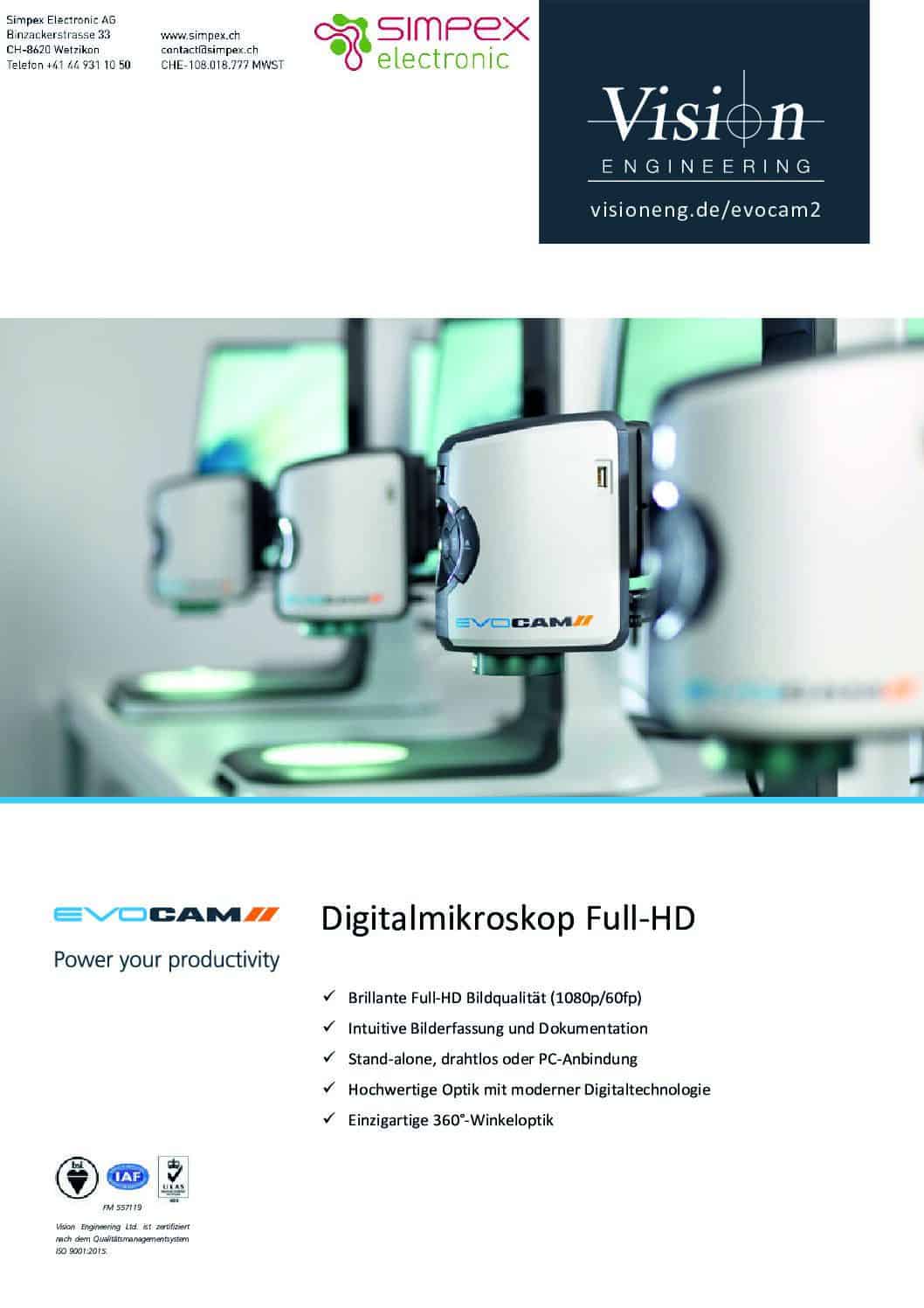 EVO Cam II Brochure German v2.00 pdf