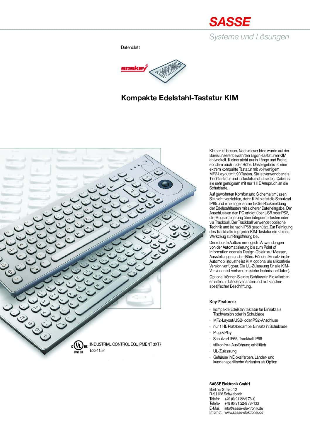 Tastatur KIM RGB pdf