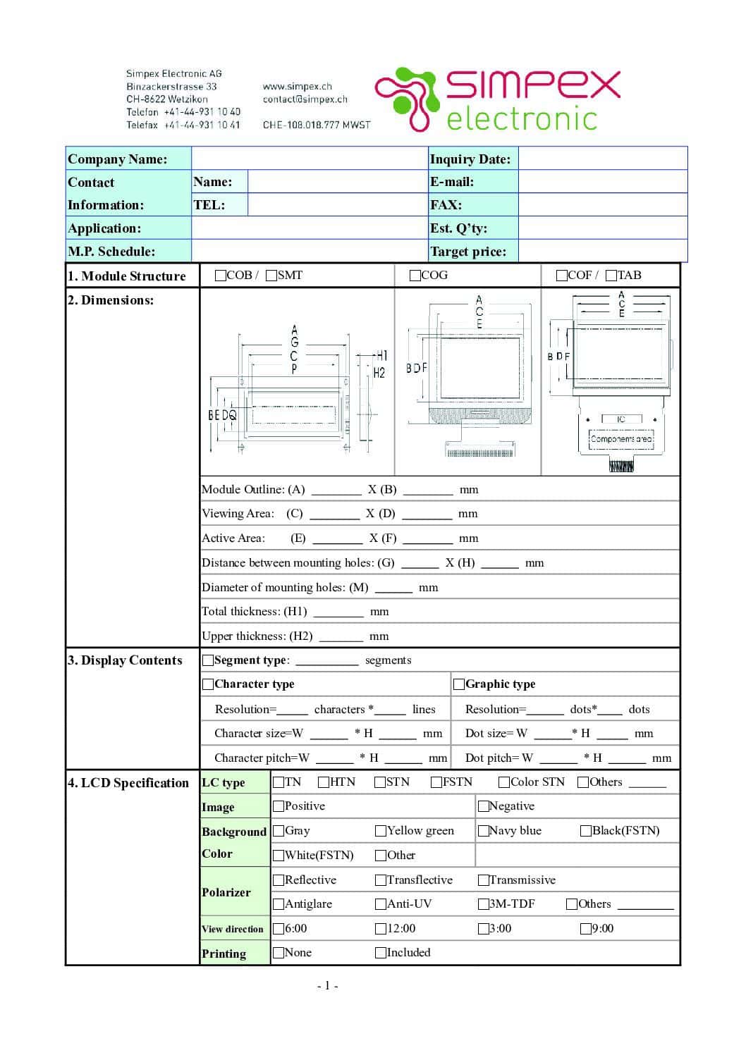 CHECK LIST FOR CUSTOM DESIGN LCM1 pdf