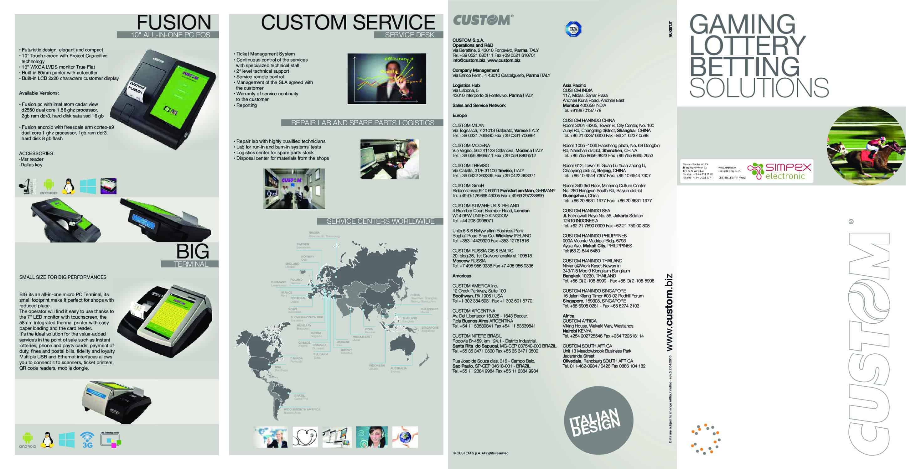 CUSTOM Gaming and Lottery GLB1 pdf