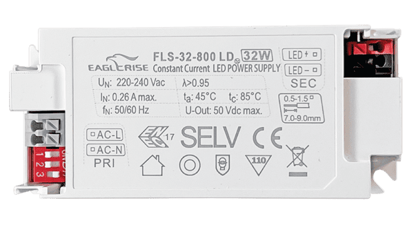 32W LED Treiber Konstantstrom 600/650/700/800mA, 28-40Vdc - Image 3