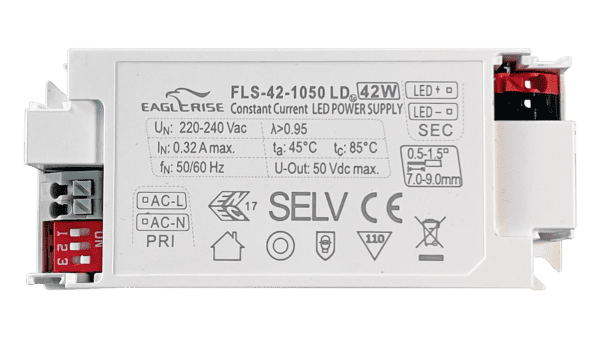 42W LED Treiber Konstantstrom 850/900/950/1050mA, 28-40Vdc - Image 2