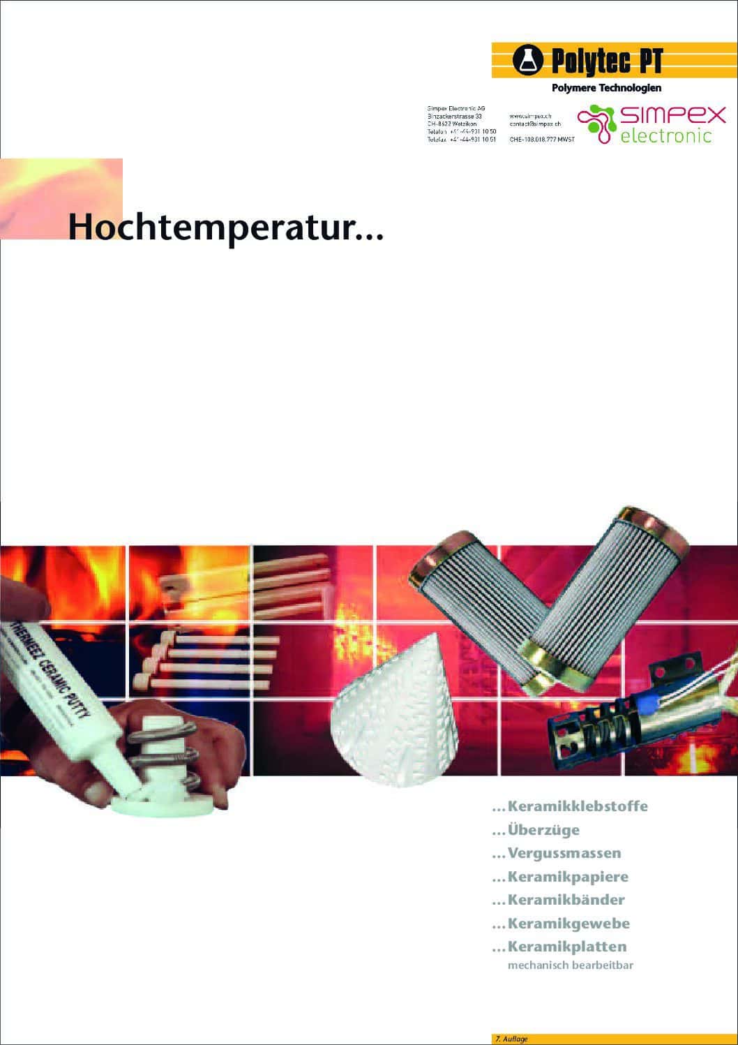 Polytec Hochtemperatur D1 pdf