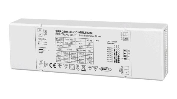 30W DALI/Push+Triac+0/1-10V, Konstantstrom LED Treiber - Image 2