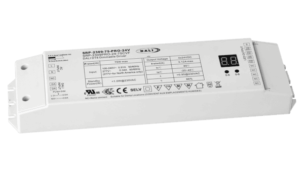 75W DALI2 DT8, 4in1, 24Vdc Konstantspannung LED Treiber